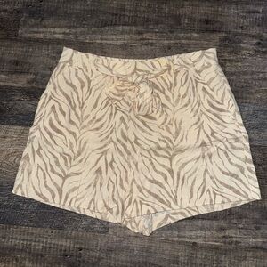 Lightweight Animal Print Shorts